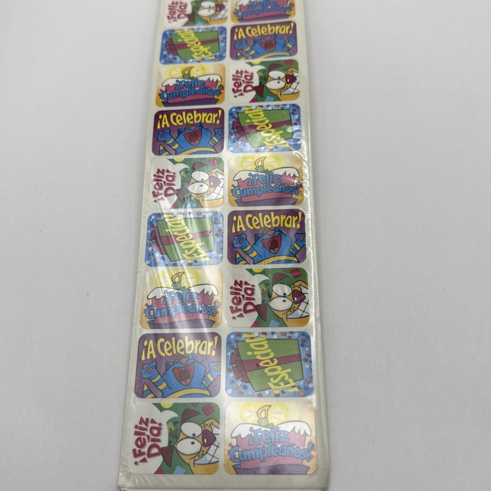 Vintage Applause Motivational Stickers Spanish From 1999 - Picture 4 of 7